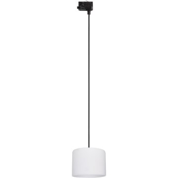 Hängeleuchte für 3-Phasen-Schienensystem TRACER 1xE27/15W/230V d 20 cm schwarz/weiß