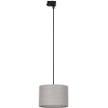 Hängeleuchte für 3-Phasen-Schienensystem TRACER 1xE27/15W/230V d 30 cm schwarz/grau
