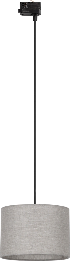 Hängeleuchte für 3-Phasen-Schienensystem TRACER 1xE27/15W/230V d 30 cm schwarz/grau