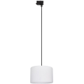 Hängeleuchte für 3-Phasen-Schienensystem TRACER 1xE27/15W/230V d 30 cm schwarz/weiß