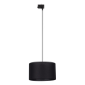 Hängeleuchte für 3-Phasen-Schienensystem TRACER 1xE27/15W/230V d 38 cm schwarz