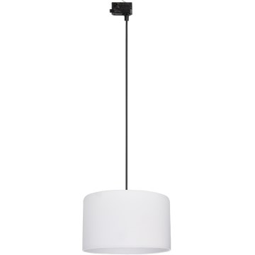 Hängeleuchte für 3-Phasen-Schienensystem TRACER 1xE27/15W/230V d 38 cm schwarz/weiß