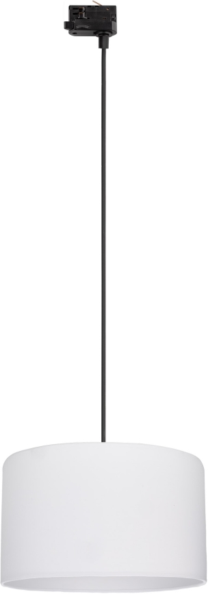 Hängeleuchte für 3-Phasen-Schienensystem TRACER 1xE27/15W/230V d 38 cm schwarz/weiß