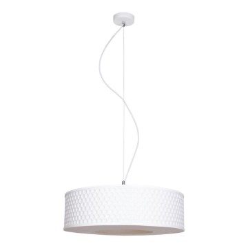 Hängeleuchte GARDA 1xE27/60W/230V d 40 cm weiß