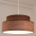Hängeleuchte GRACE 1xE27/60W/230V d 40 cm braun/beige
