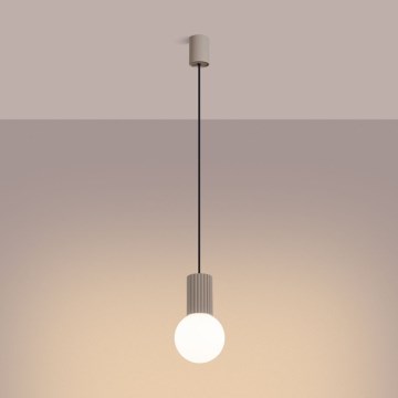 Hängeleuchte HALO 1xG9/8W/230V d 12 cm beige