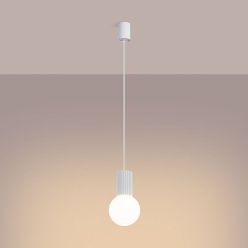 Hängeleuchte HALO 1xG9/8W/230V d 12 cm weiß