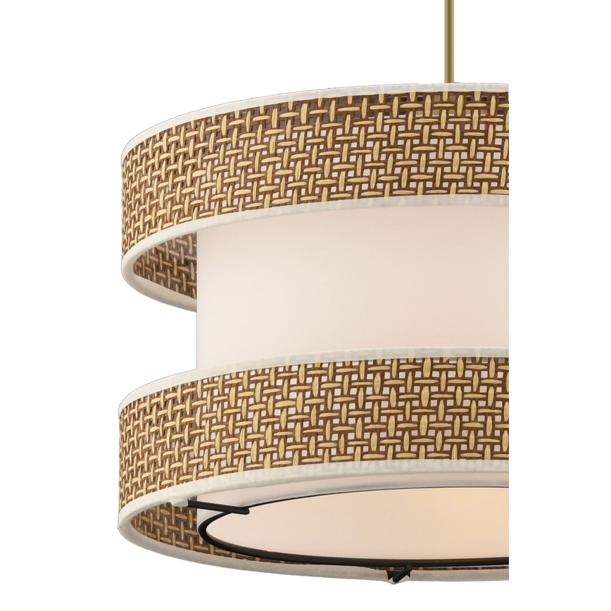 Hängeleuchte HALO mit Kabel 1xE27/60W/230V creme/beige