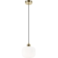 Hängeleuchte HARMA 1xE27/15W/230V d 20 cm weiß/golden