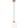 Hängeleuchte HARMA 1xE27/15W/230V d 20 cm weiß/golden