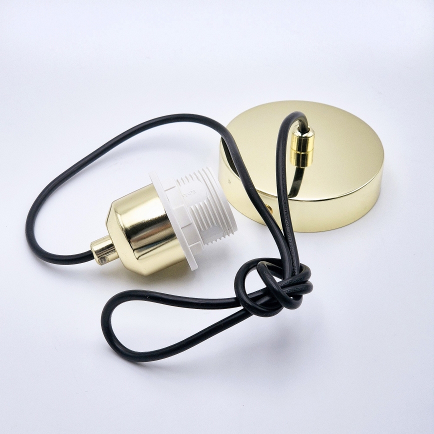 Hängeleuchte HARMA 1xE27/15W/230V d 20 cm weiß/golden