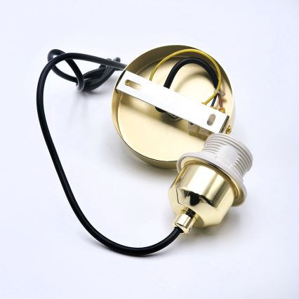 Hängeleuchte HARMA 1xE27/15W/230V d 20 cm weiß/golden