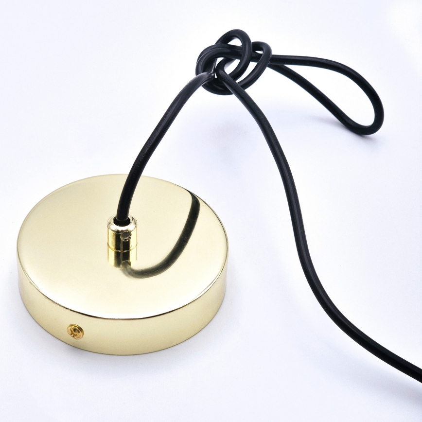 Hängeleuchte HARMA 1xE27/15W/230V d 20 cm weiß/golden