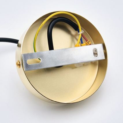 Hängeleuchte HARMA 1xE27/15W/230V d 20 cm weiß/golden