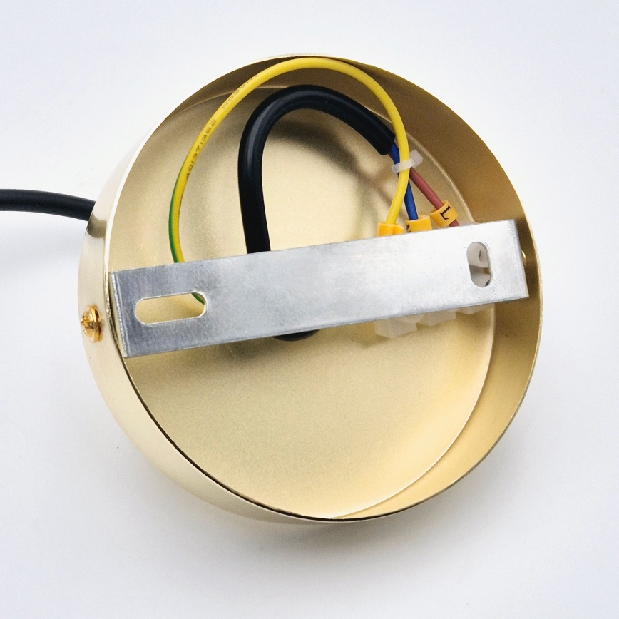 Hängeleuchte HARMA 1xE27/15W/230V d 20 cm weiß/golden