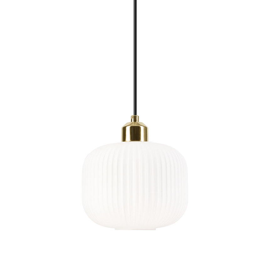 Hängeleuchte HARMA 1xE27/15W/230V d 20 cm weiß/golden