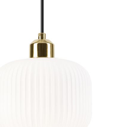 Hängeleuchte HARMA 1xE27/15W/230V d 20 cm weiß/golden