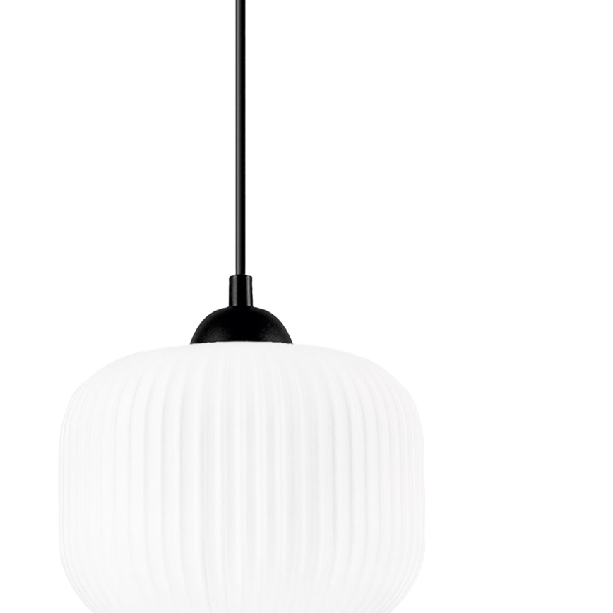 Hängeleuchte HARMA 1xE27/15W/230V d 20 cm weiß/schwarz