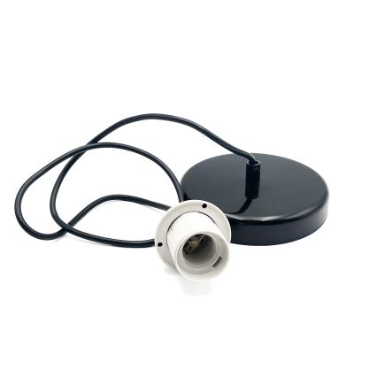 Hängeleuchte HARMA 1xE27/15W/230V d 25 cm weiß/schwarz