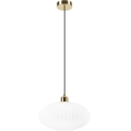 Hängeleuchte HARMA 1xE27/15W/230V d 30 cm weiß/golden