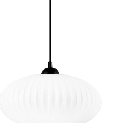Hängeleuchte HARMA 1xE27/15W/230V d 30 cm weiß/schwarz