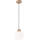 Hängeleuchte HARMONY 1xE27/15W/230V d 20 cm weiß/Eiche