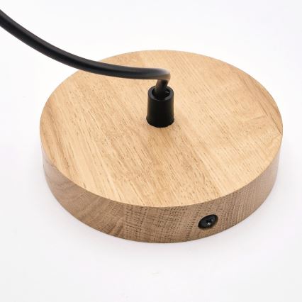 Hängeleuchte HARMONY 1xE27/15W/230V d 20 cm weiß/Eiche