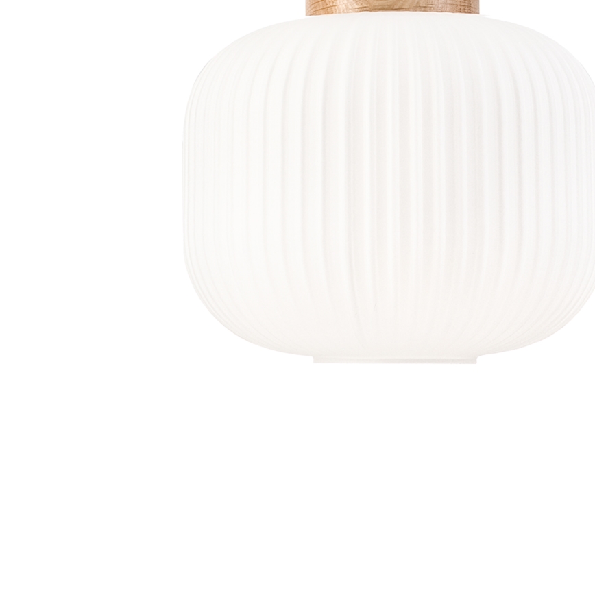 Hängeleuchte HARMONY 1xE27/15W/230V d 20 cm weiß/Eiche