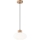 Hängeleuchte HARMONY 1xE27/15W/230V d 25 cm weiß/Eiche