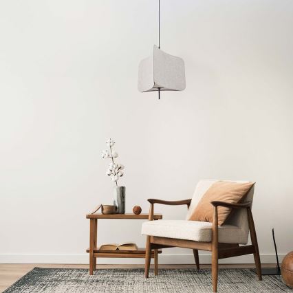 Hängeleuchte HAVANA 1xE27/20W/230V d 50 cm beige