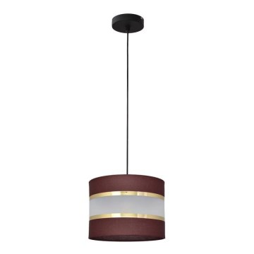 Hängeleuchte HELEN 1xE27/15W/230V Durchschn. 20 cm braun/schwarz/gold