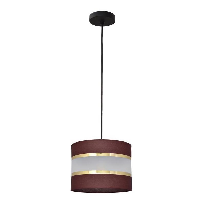 Hängeleuchte HELEN 1xE27/15W/230V Durchschn. 20 cm braun/schwarz/gold