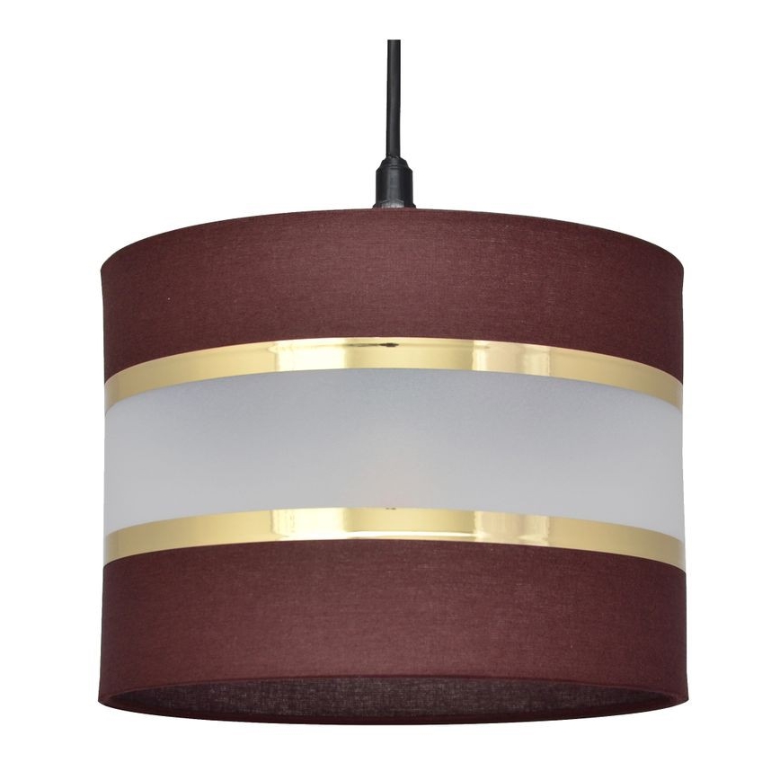 Hängeleuchte HELEN 1xE27/15W/230V Durchschn. 20 cm braun/schwarz/gold