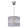 Hängeleuchte HELEN 1xE27/15W/230V Durchschn. 20 cm grau/silber