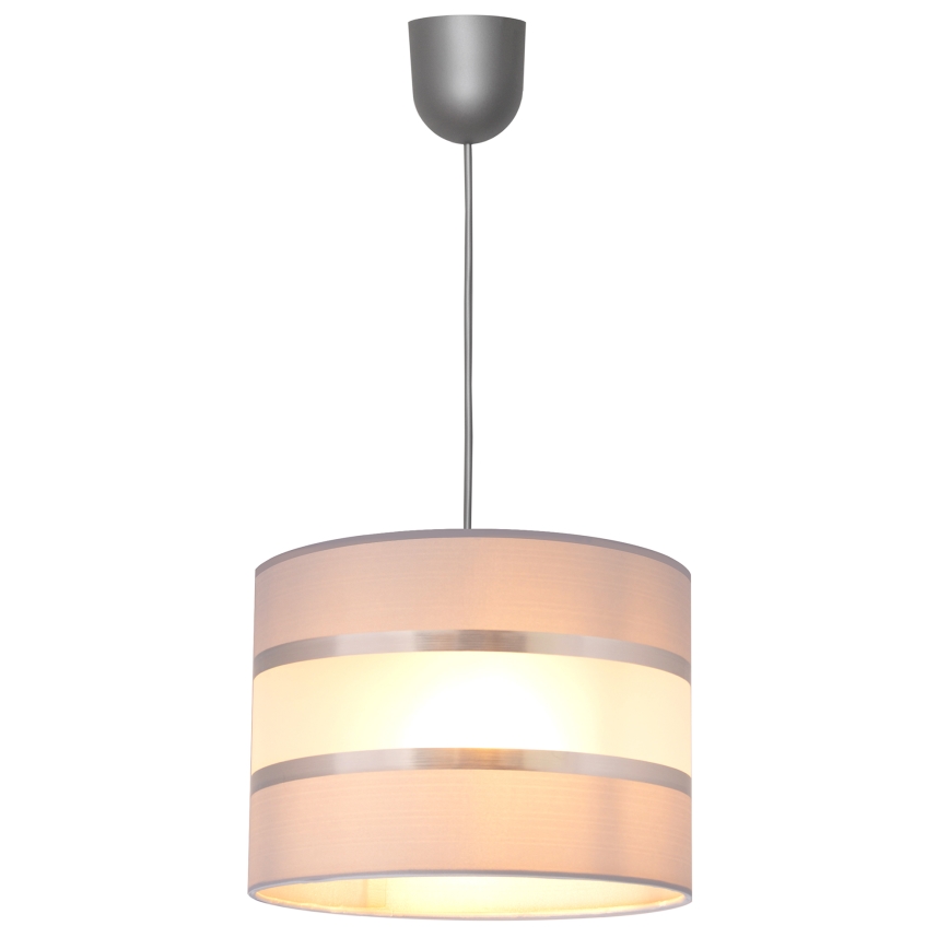 Hängeleuchte HELEN 1xE27/15W/230V Durchschn. 20 cm grau/silber