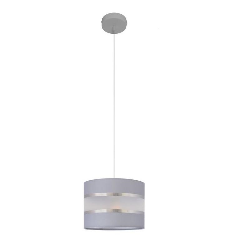 Hängeleuchte HELEN 1xE27/15W/230V Durchschn. 20 cm grau/silber