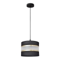 Hängeleuchte HELEN 1xE27/15W/230V Durchschn. 20 cm schwarz/gold