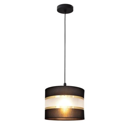 Hängeleuchte HELEN 1xE27/15W/230V Durchschn. 20 cm schwarz/gold