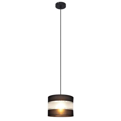 Hängeleuchte HELEN 1xE27/15W/230V Durchschn. 20 cm schwarz/silber