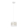 Hängeleuchte HELEN 1xE27/15W/230V Durchschn. 20 cm weiß/gold