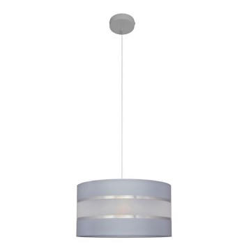 Hängeleuchte HELEN 1xE27/15W/230V Durchschn. 35 cm grau/silber