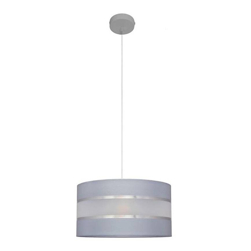 Hängeleuchte HELEN 1xE27/15W/230V Durchschn. 35 cm grau/silber