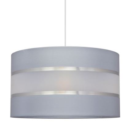 Hängeleuchte HELEN 1xE27/15W/230V Durchschn. 35 cm grau/silber
