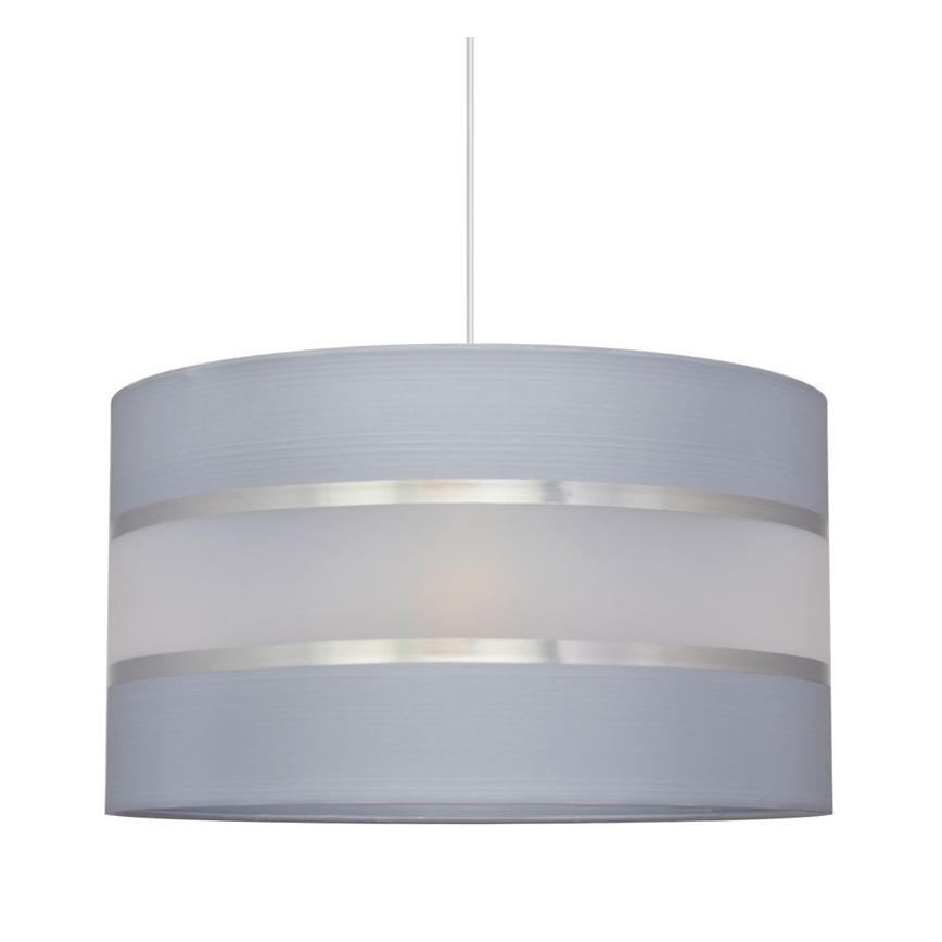Hängeleuchte HELEN 1xE27/15W/230V Durchschn. 35 cm grau/silber