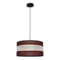 Hängeleuchte HELEN 1xE27/15W/230V Durchschn. 40 cm braun/schwarz/gold