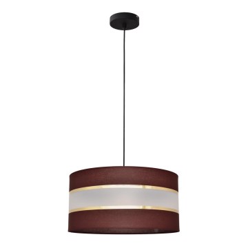 Hängeleuchte HELEN 1xE27/15W/230V Durchschn. 40 cm braun/schwarz/gold