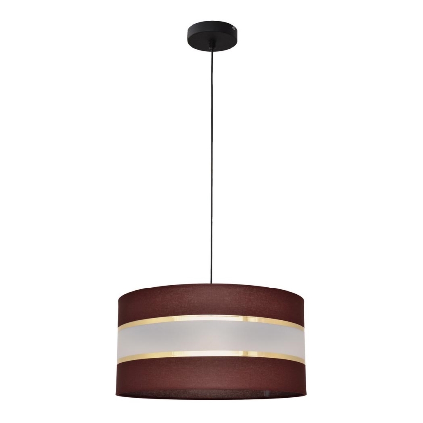 Hängeleuchte HELEN 1xE27/15W/230V Durchschn. 40 cm braun/schwarz/gold