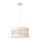 Hängeleuchte HELEN 1xE27/15W/230V Durchschn. 40 cm Cremefarbe/gold
