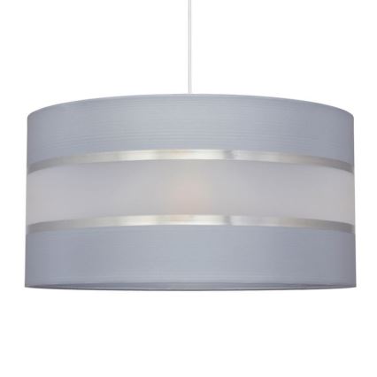 Hängeleuchte HELEN 1xE27/15W/230V Durchschn. 40 cm grau/silber