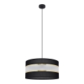 Hängeleuchte HELEN 1xE27/15W/230V Durchschn. 40 cm schwarz/gold